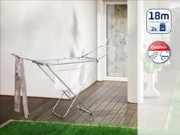 Leifheit Wäscheständer Classic Siena 180 Easy Aluminium | Silber
