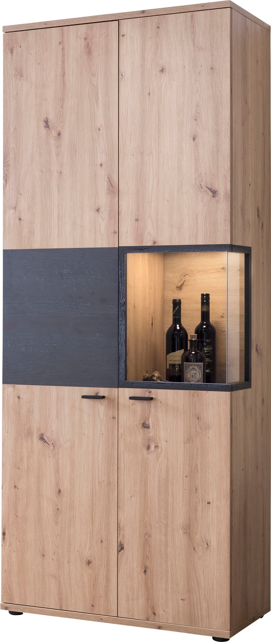HELA Vitrine Atlanta | Holztöne