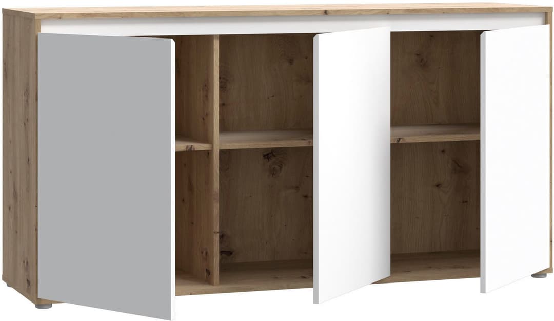 FORTE Sideboard Kommode groß Breite ca 152 cm | Holztöne