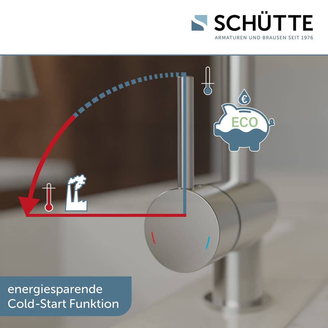 Schütte Spültischarmatur Cornwall | Silber