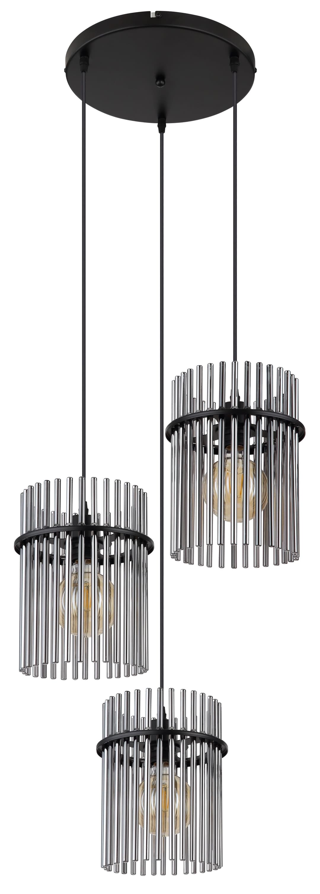 GLOBO LIGHTING Pendelleuchte GORLEY | Schwarz