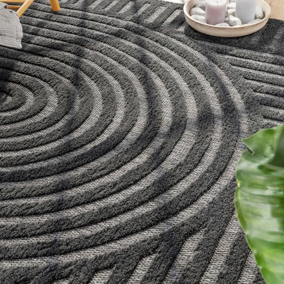 Paco Home Teppich Livorno 674 | Grau