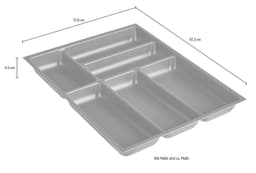 Nobilia Besteckeinsatz | Grau