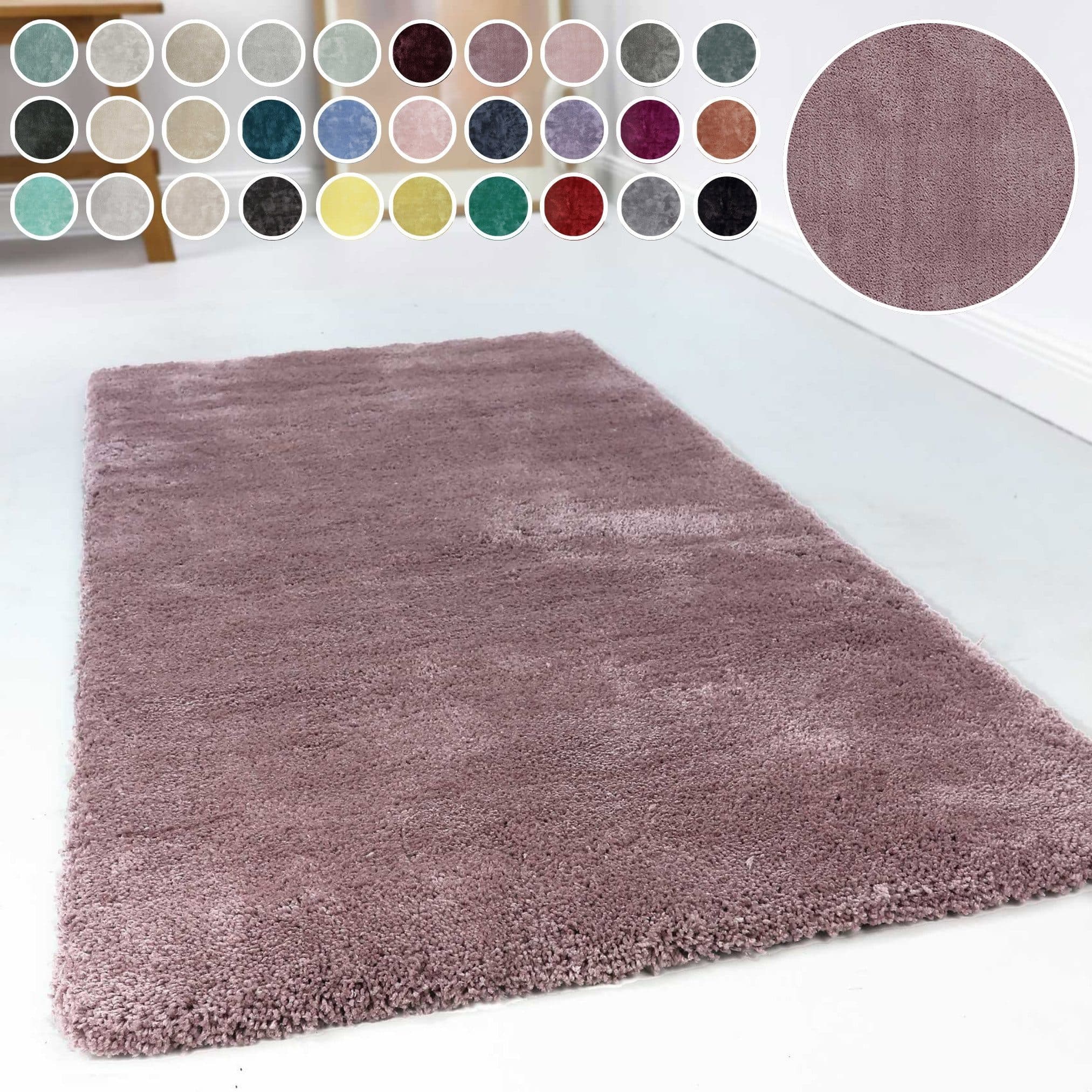 Esprit Hochflor-Teppich Relaxx ESP-4150 | Lila