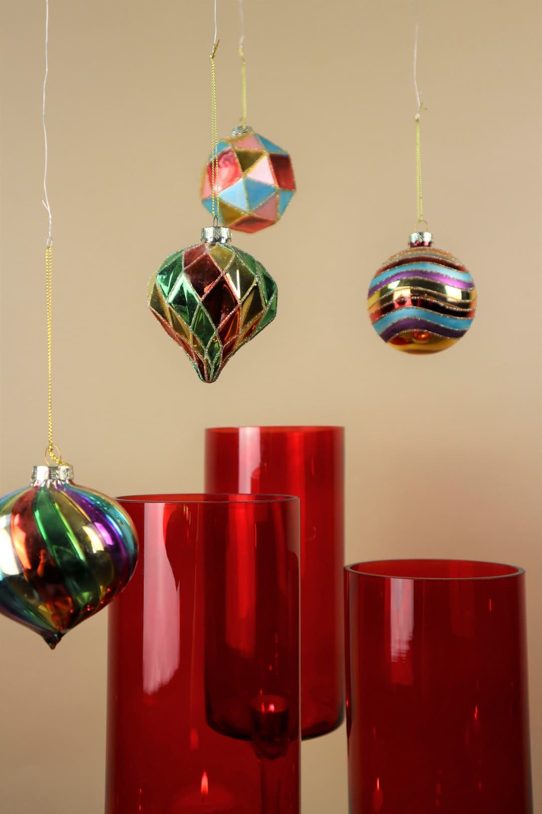 AM Design Weihnachtsbaumkugel Set | Mehrfarbig