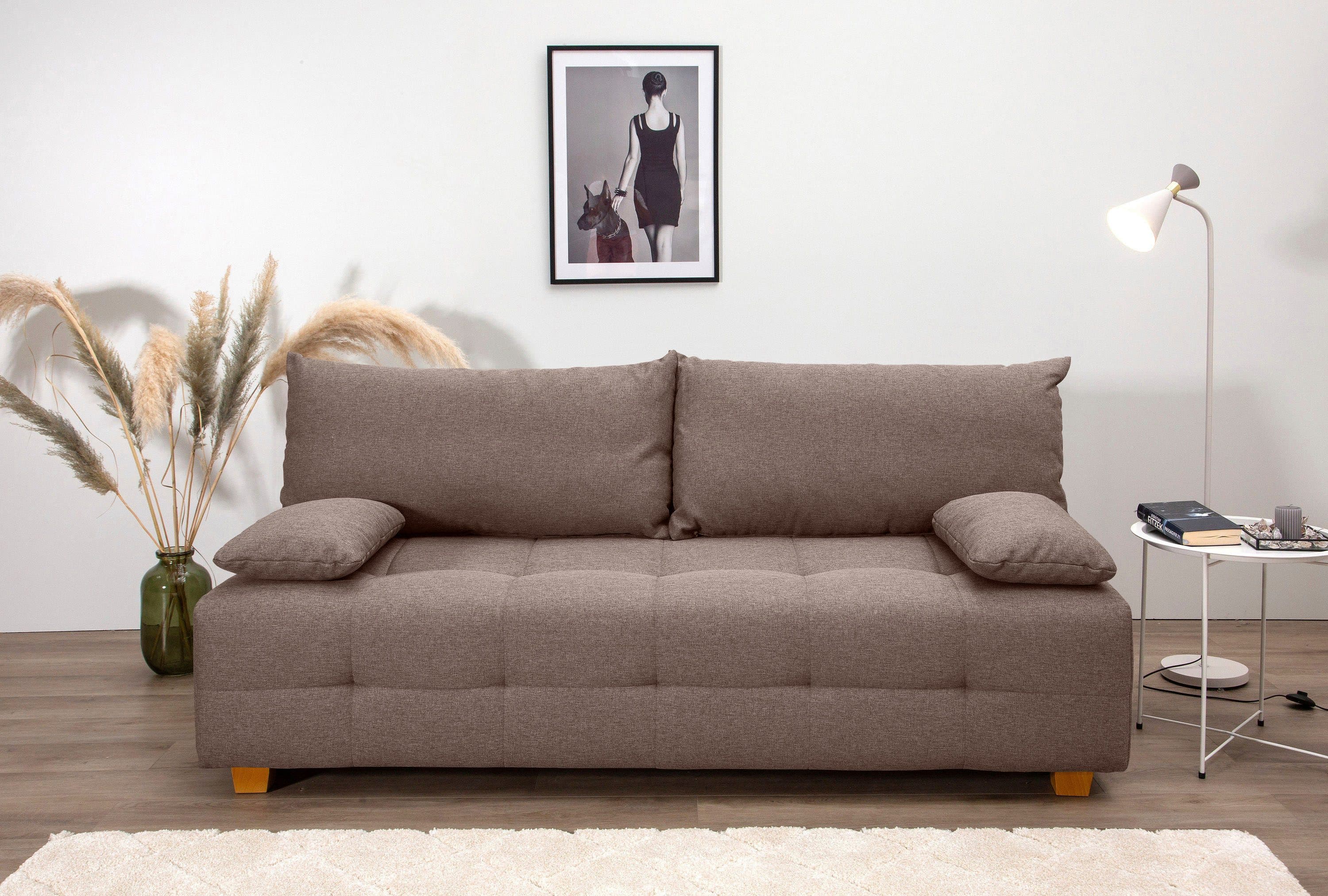 COLLECTION AB Schlafsofa Bella | Braun
