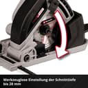Einhell TE-CS 18/89 Li - Solo Akku-Handkreissäge | Rot 3