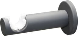 GARDINIA Gardinenstange Set Ø 16/19 mm, Ø 19 mm, 1-läufig, | Grau