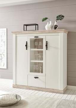 Home affaire Highboard Florenz | Weiß