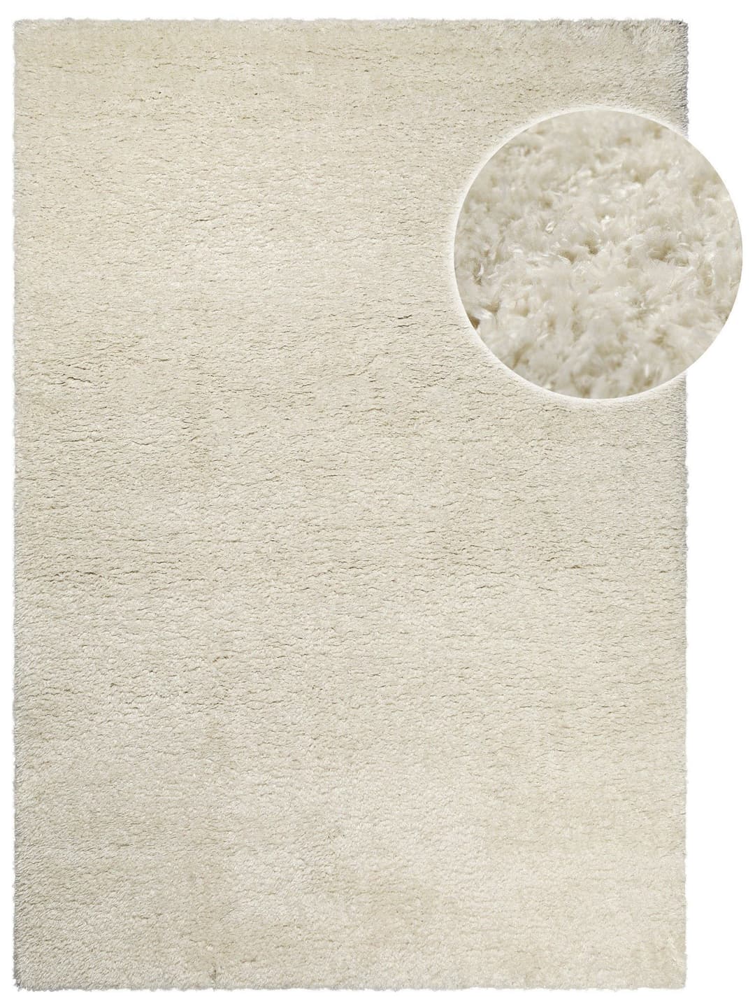 OTTO home Hochflor-Teppich Saul | Weiß