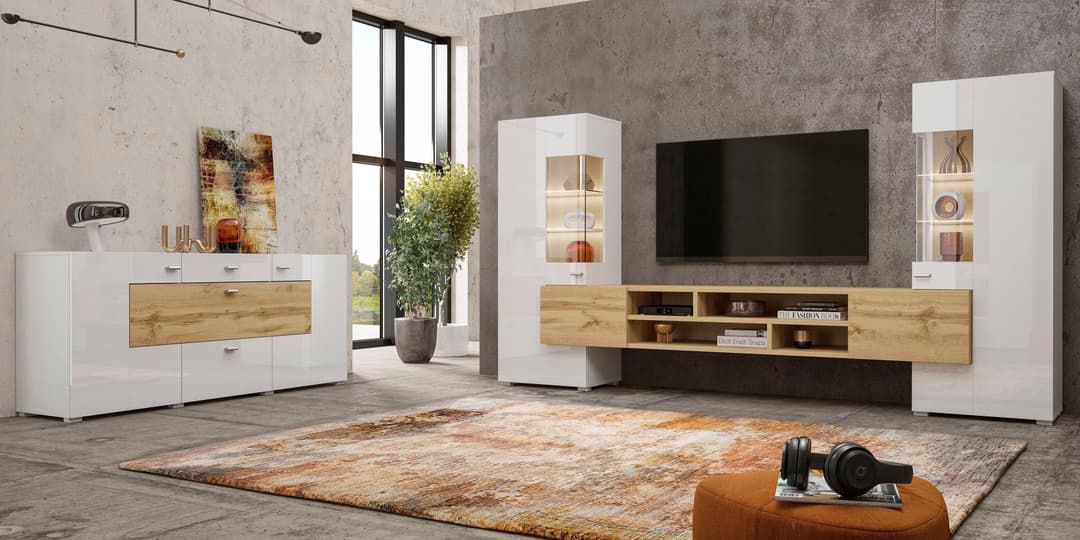 Home affaire Wohnwand Coby | Mehrfarbig
