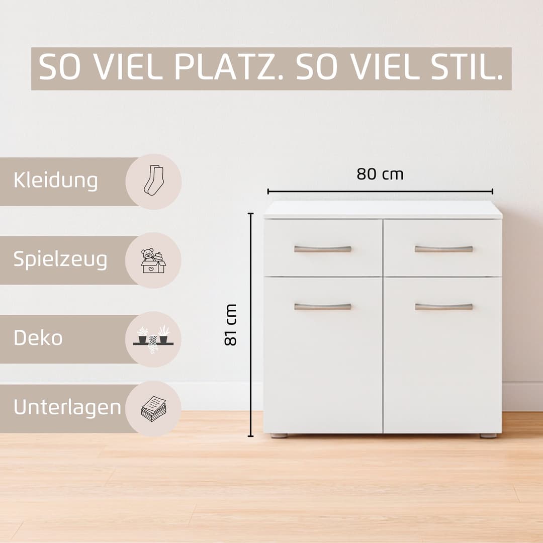 rauch Kommode Gamma | Weiß