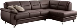 sit&more Ecksofa Mailand L-Form | Braun