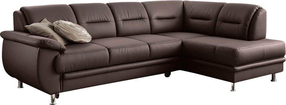 sit&more Ecksofa Mailand L-Form | Braun