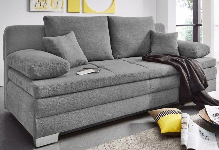 Jockenhöfer Gruppe Schlafsofa Lindau | Grau