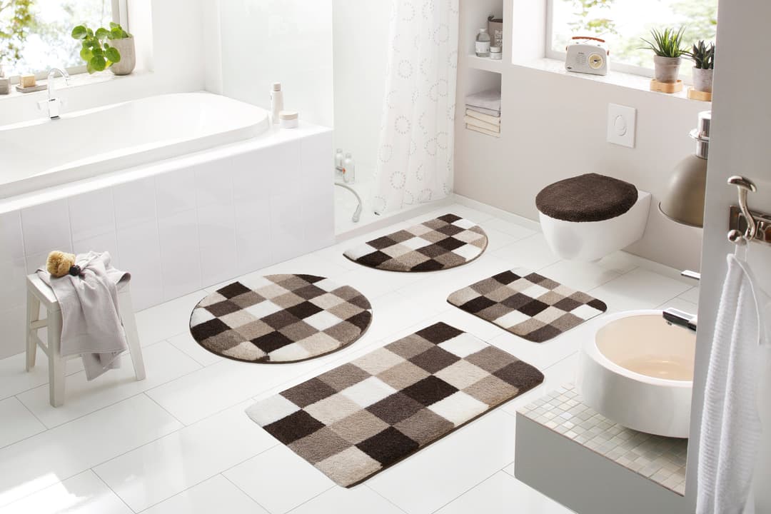 Grund Badematte Mosaik | Beige