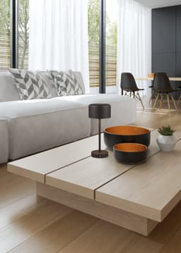 Reality Leuchten LED Tischleuchte JEFF | Schwarz