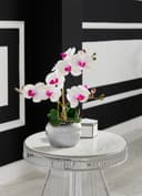 Kunstpflanze Orchidee | Weiß 4