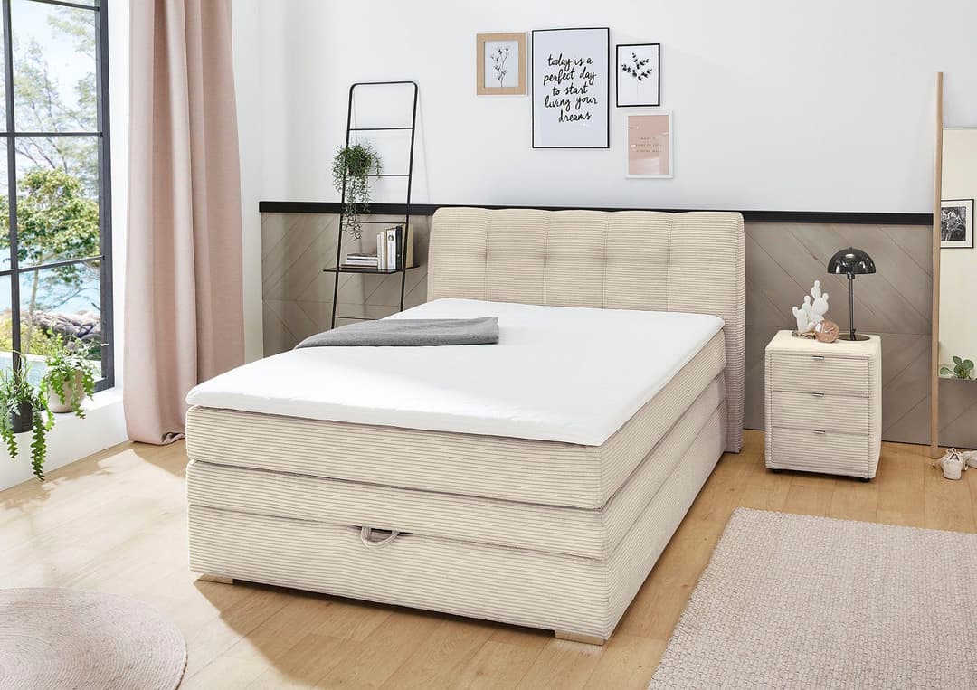 Jockenhöfer Gruppe Boxspringbett Amelie | Beige