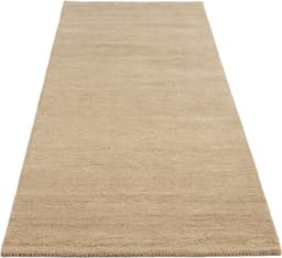 THEKO Wollteppich Gabbeh Uni | Beige