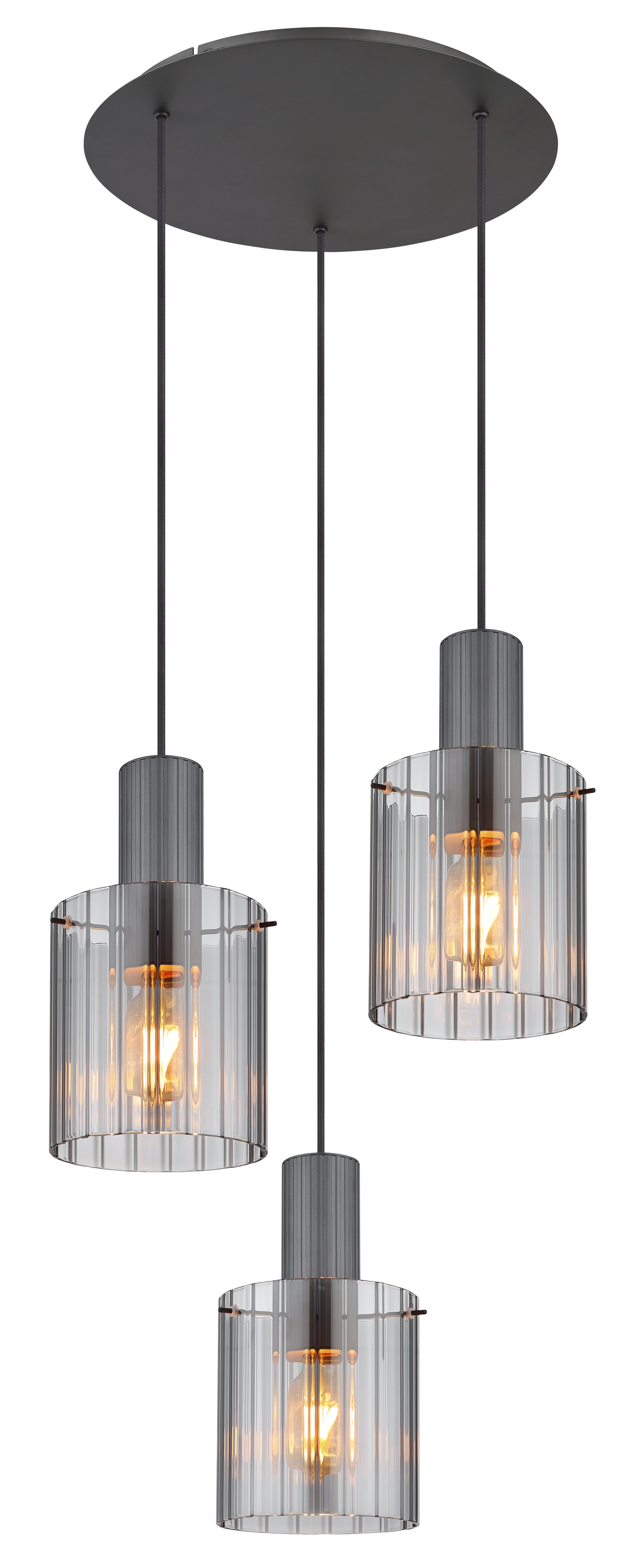 GLOBO LIGHTING Hängeleuchte TULIVAR | Grau