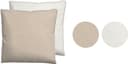 Biberna Kissenbezug Hermal Flanell | Beige 5