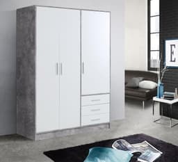 FORTE Kleiderschrank Jupiter | Mehrfarbig