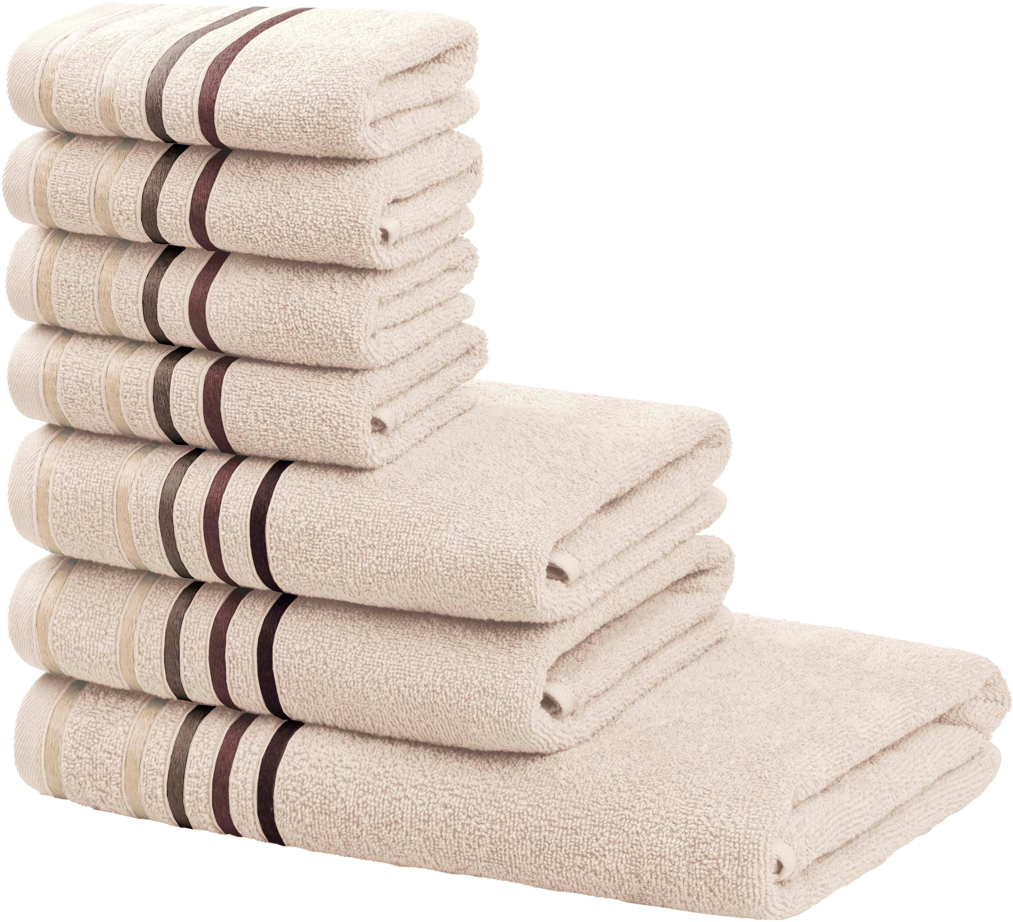 OTTO home Handtuch Set Niki | Beige