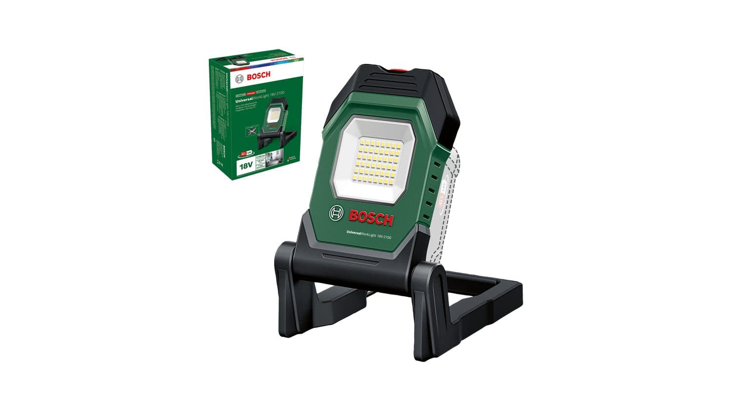 Bosch Home & Garden UniversalWorkLight 18V-2100 | Grün