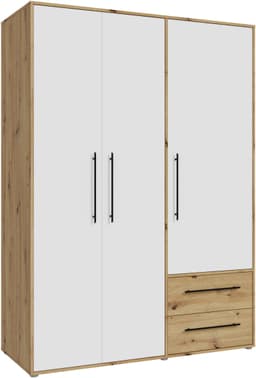 FORTE Kleiderschrank Mokkaris | Holztöne