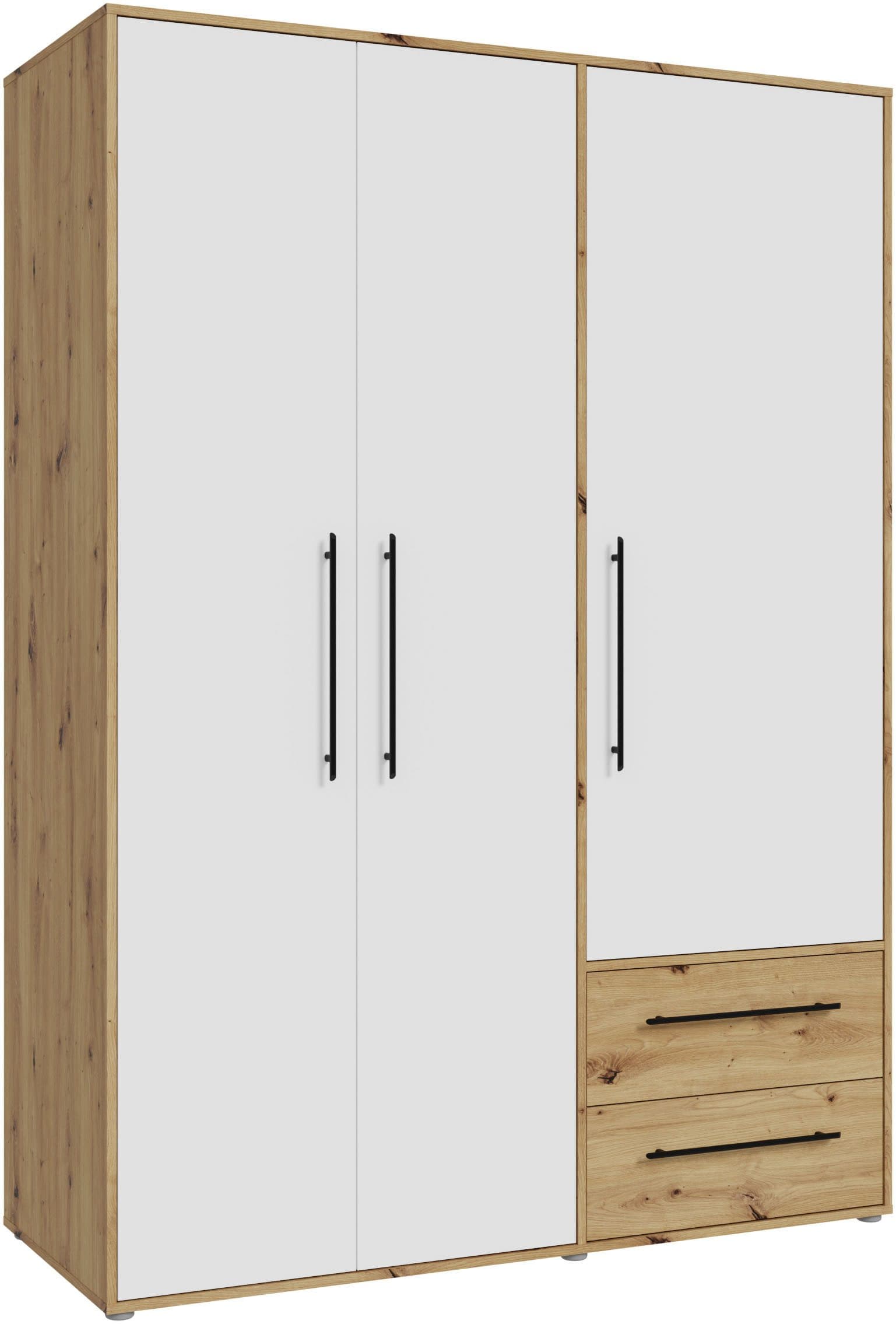 FORTE Kleiderschrank Mokkaris | Holztöne