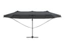 KONIFERA Ampelschirm Elba Twin | Grau 2