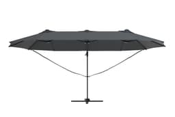 KONIFERA Ampelschirm Elba Twin | Grau