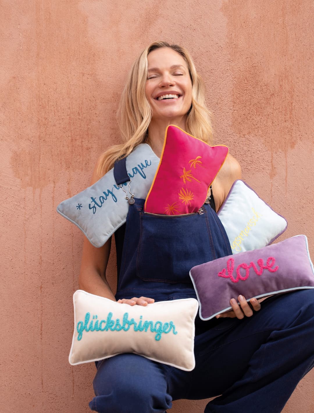PAD Dekokissen PETITE, Embroidery | Lila