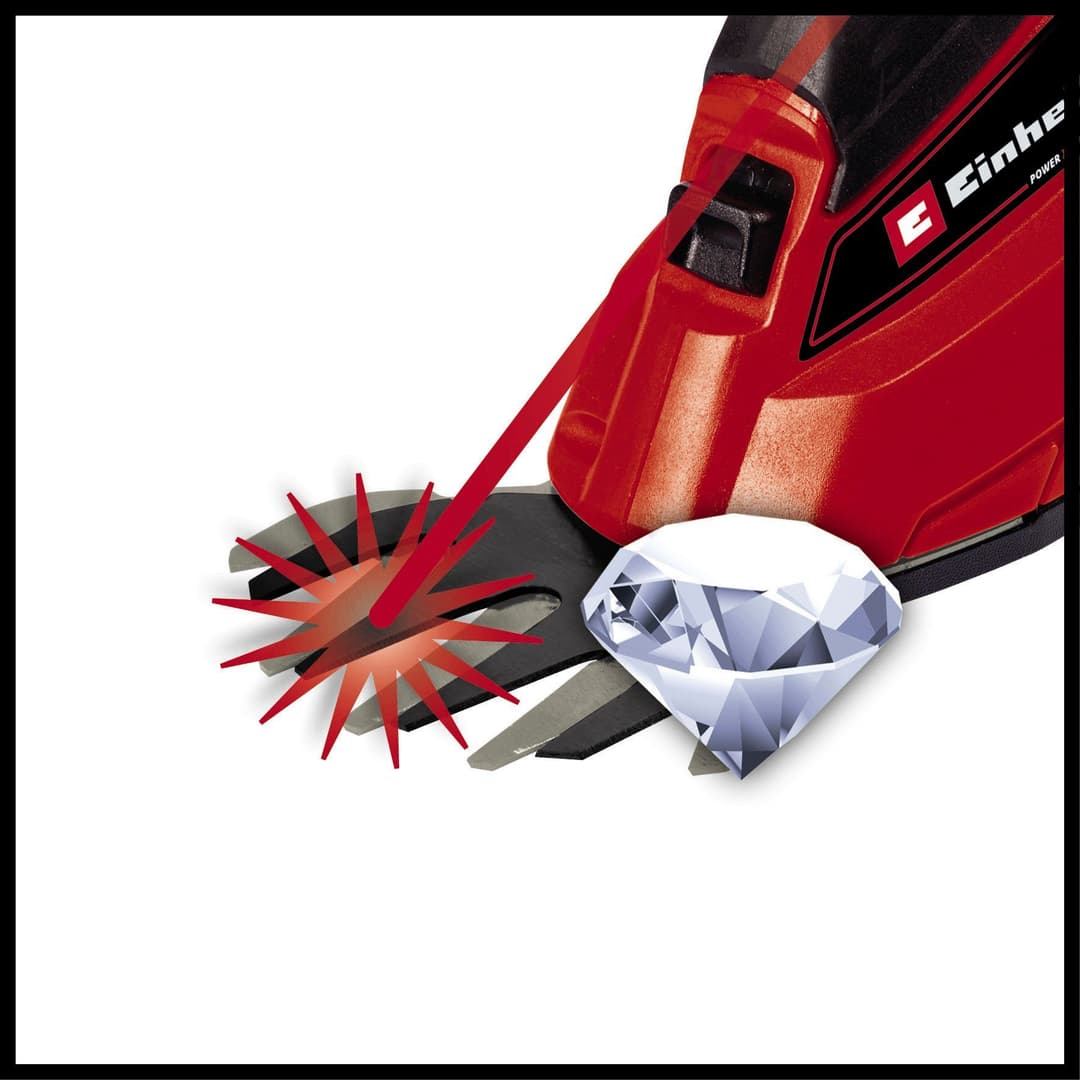Einhell Akku-Grasschere GC-CG 18/1 Li-Solo | Rot