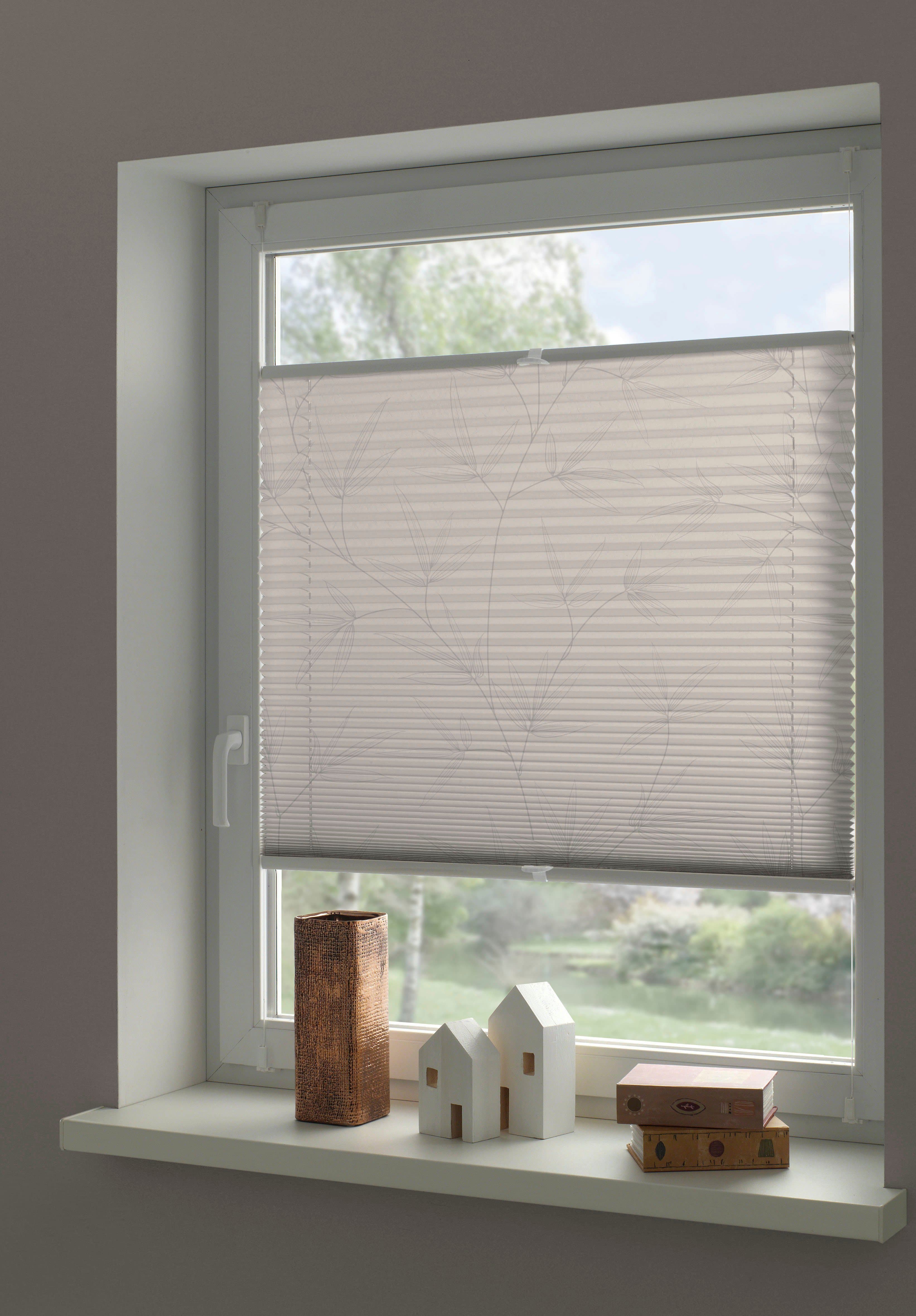 OTTO home Plissee Dekor Bamboo Moonbeam grau | Grau