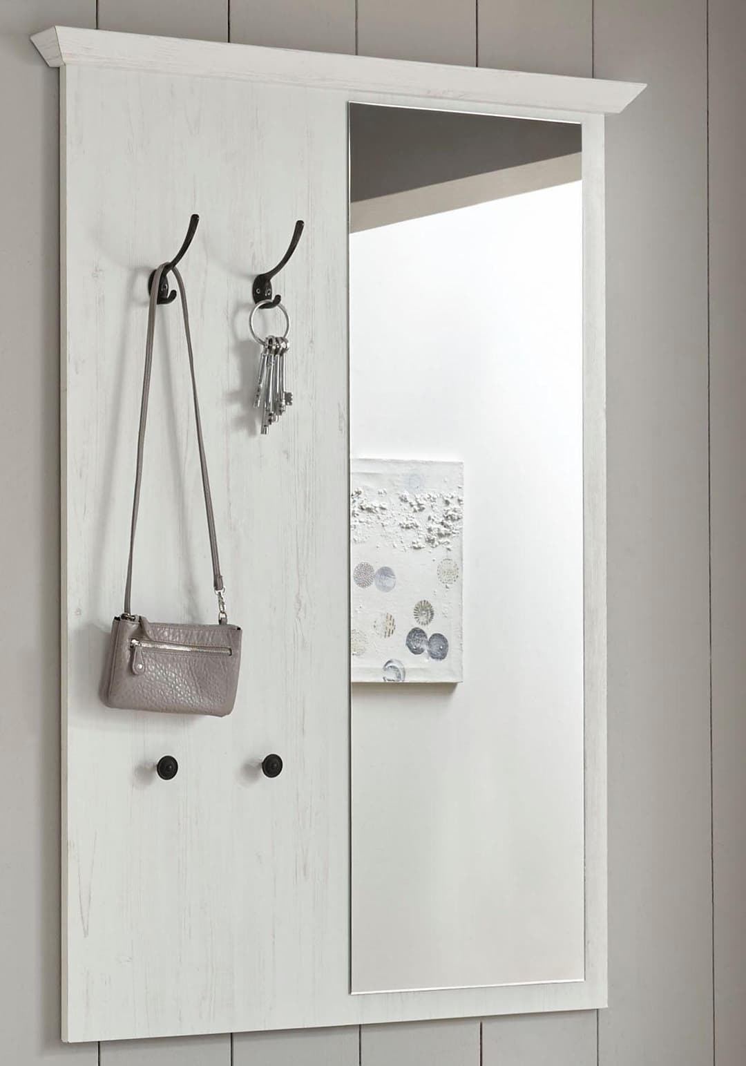 Home affaire Garderobenpaneel California | Weiß