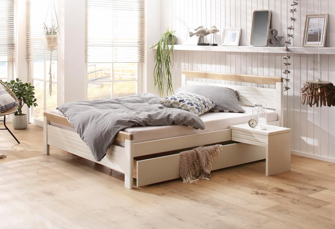 OTTO home Massivholzbett "CAPRE" | Mehrfarbig