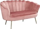 SalesFever 2-Sitzer Clam Komfort-Duo-Sitz | Rosa
