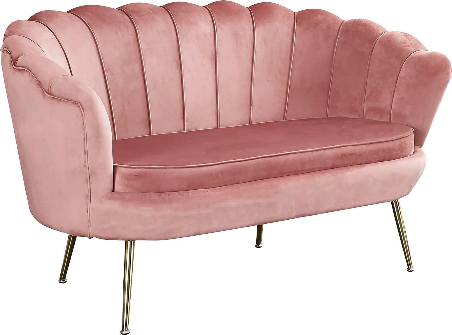 SalesFever 2-Sitzer Clam Komfort-Duo-Sitz | Rosa