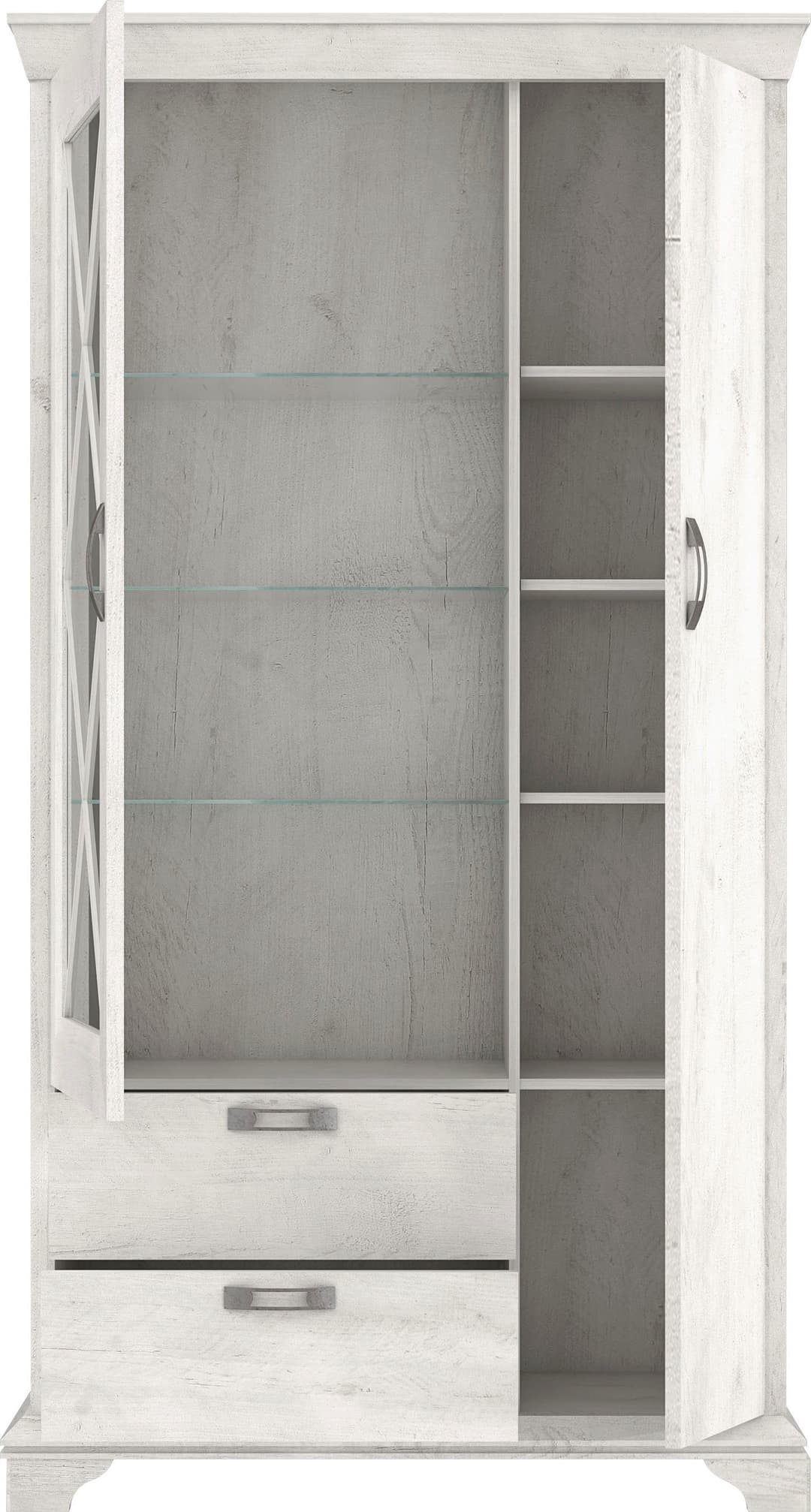 FORTE Vitrine Kashmir | Holztöne