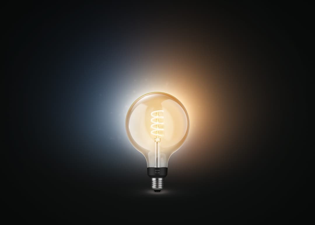 Philips Hue LED-Filament White Ambiance Giant Globe G125 | Weiß