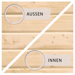 Karibu Gartenhaus Arnis 2 | Holztöne