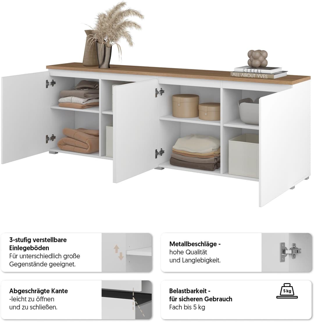 OTTO home Sideboard Modo | Mehrfarbig