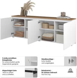 OTTO home Sideboard Modo | Mehrfarbig