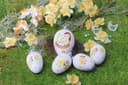 Krebs Glas Lauscha Osterei Set | Mehrfarbig 4