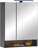 BASIC by Balculina Spiegelschrank Denver | Schwarz