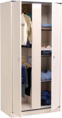 Parisot Kleiderschrank Smoozy | Weiß