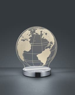 Reality Leuchten LED Tischleuchte Globe | Silber