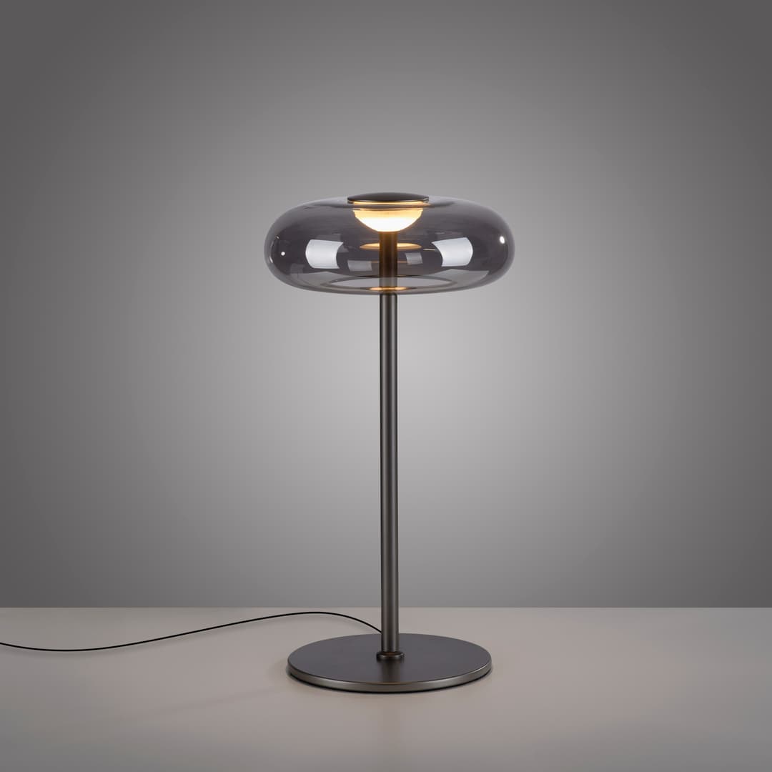 SCHÖNER WOHNEN-Kollektion LED Tischleuchte POSH | Grau
